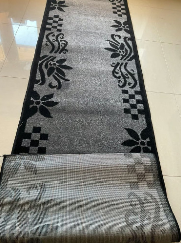 Brand New Beautiful Long Runner Grey Size 220x60cm Carpet Rugs £35  2