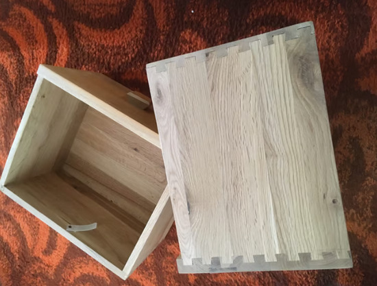 Rustic Solid Oak ‘Oakdale’ 6 Drawer Coffee Table (Oak Furniture Land)  3