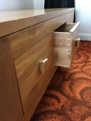 Rustic Solid Oak ‘Oakdale’ 6 Drawer Coffee Table (Oak Furniture Land) thumb-118795