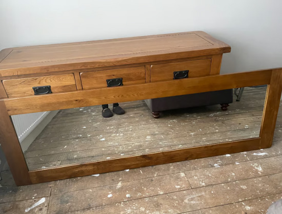 Full Set of Original Rustic Oak Furniture  3