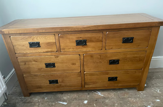 Full Set of Original Rustic Oak Furniture  4