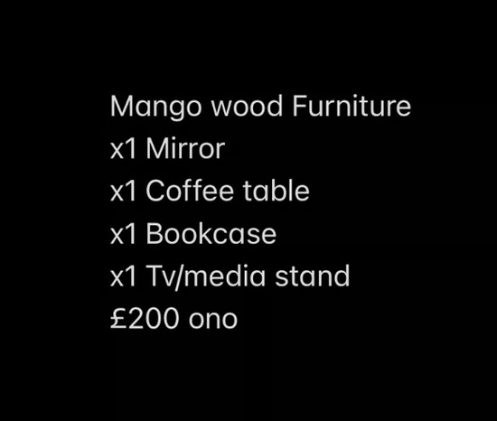 Mango Wood Furniture - Living Room  7