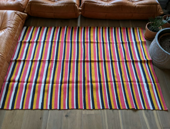 NEW Carpet Rug Cotton Handmade in Portugal  2