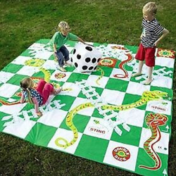 Giant Snakes and Ladders Mat - Outdoor Party or Wedding Game