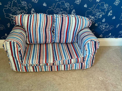 Mini Kids Striped Sofa With Removable Covers thumb-19964