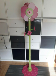 Flower Design Kids Coat Hanger Stand