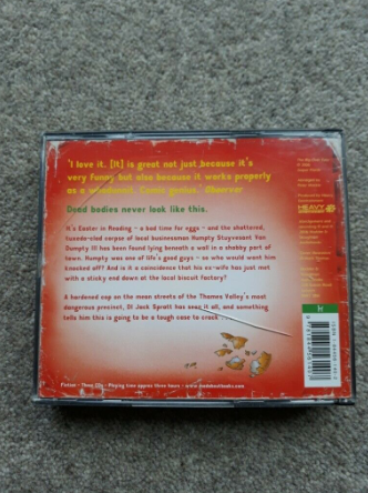Jasper Fforde - The Big Over Easy audio book on 3 CDs  1