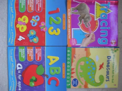 4 Childs Wipe Clean Drawing Early Learning Educational Books