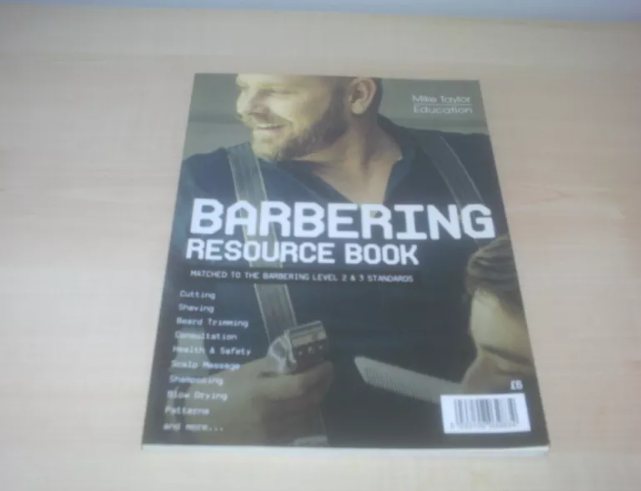 Barbering Resource Book Level 2 & 3 Mike Taylor Education  0