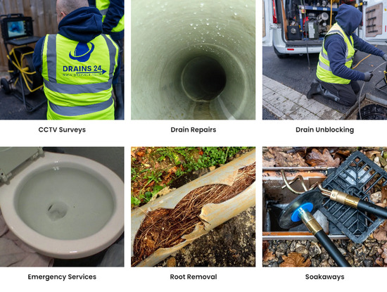 Drains24 - Expert Drainage Unblocking and Cleaning Services  0