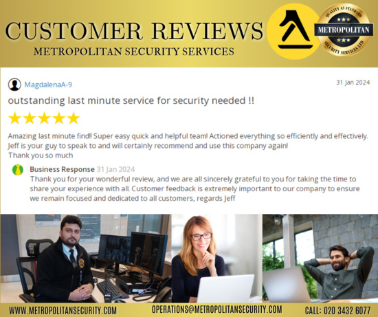 Outstanding Last-Minute Security Services  0
