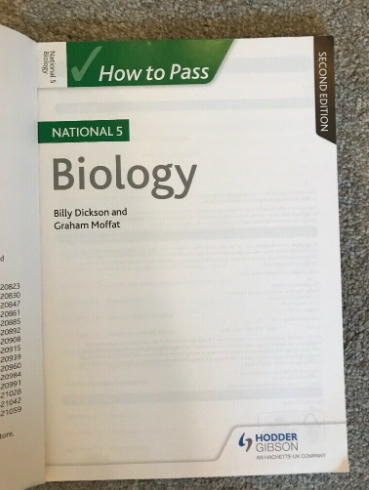 How to Pass National 5 Biology  2