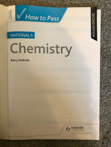 How to Pass National 5 Chemistry  2