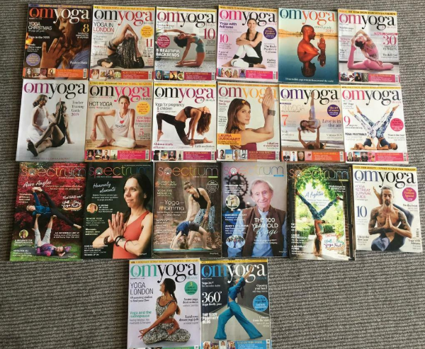OM Yoga & Spectrum British Wheel of Yoga magazines x 20  0