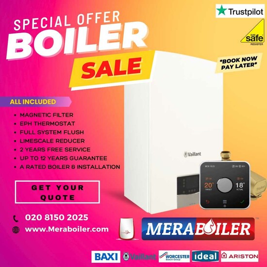 Boiler from £1550 only, inclusive of all parts an labor.  2