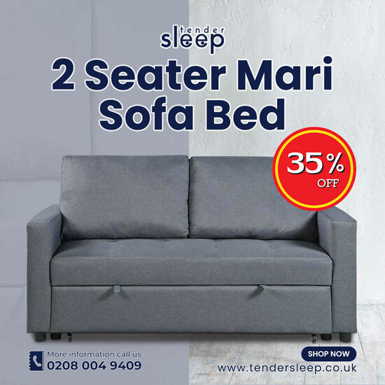 2 Seater Mari Sofa Bed - Perfect Blend of Style and Functionality. Buy Now up to 35% off  0
