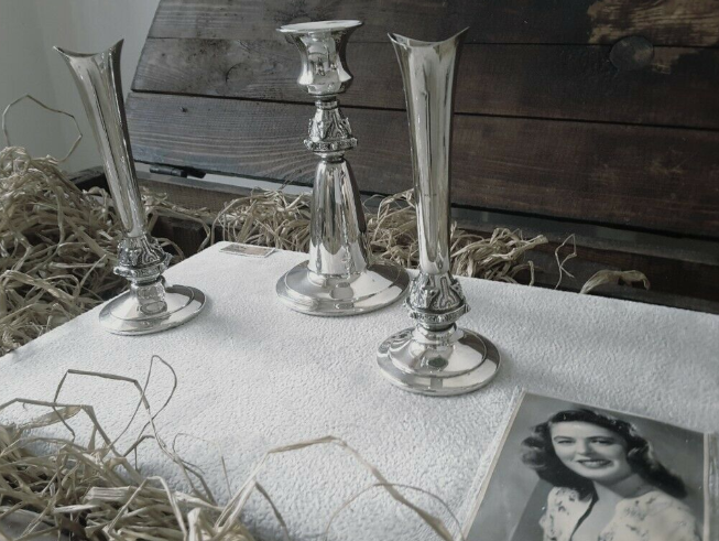 Antique Silver Set Bowls - MIH7WS267 - Autograph Ingrid Bergman 320 g  1