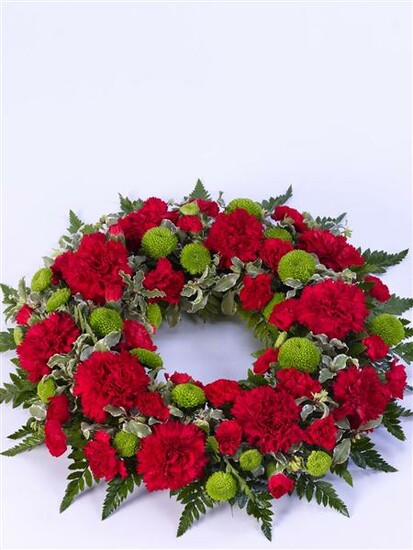 Funeral wreath flower London  0