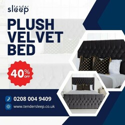 Plush Velvet Beds for Your Ultimate Comfort! buy now up to 40% off