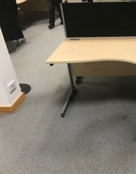 Office Furniture 1.6 Meter Radial Desks with Pedestals thumb-20391