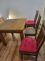Oak Furniture Land Dining Table & 6 Manila Dining Chair thumb-125744