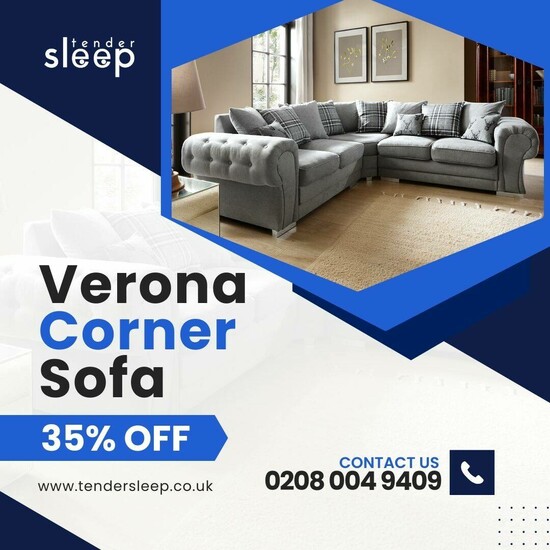 Verona Corner Sofa - 35% OFF  0