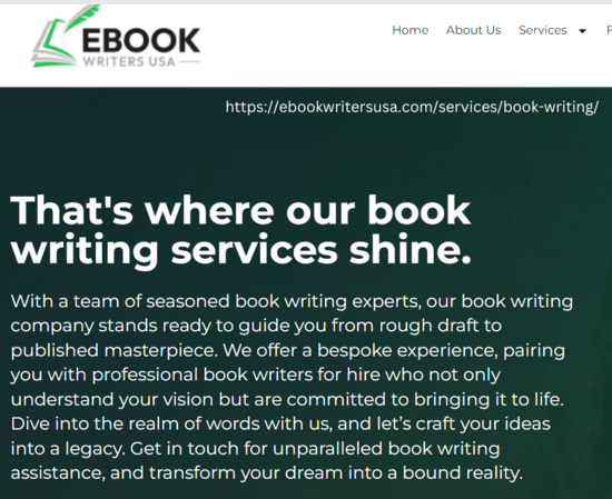book Writing services 