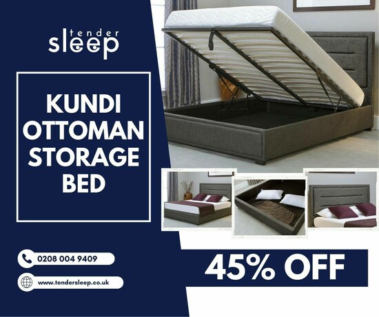Kundi Ottoman Storage Bed up to 45% off  0