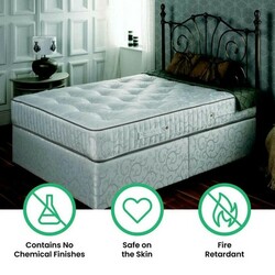 Hippo Enfield Luxury Premium 3,000 Individual Pocket Springs Firm Mattress - Double (4'6 thumb 2