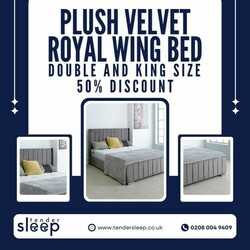 Luxuriate in Our Royal Wing Bed