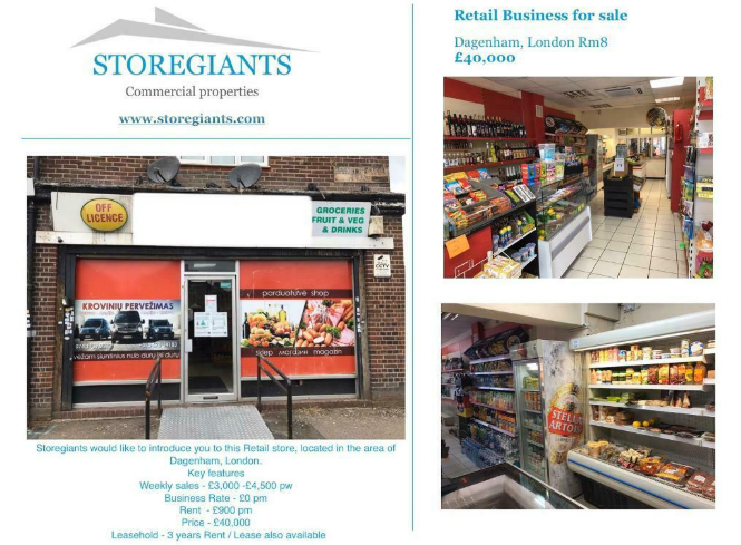 Retail Business for Sale  0