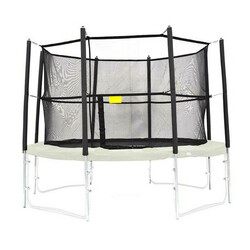 12ft fun bouncer trampoline with safety enclosure