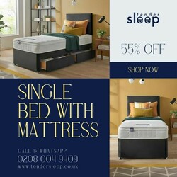 Buy Single Bed With Mattress- Upto 55% OFF