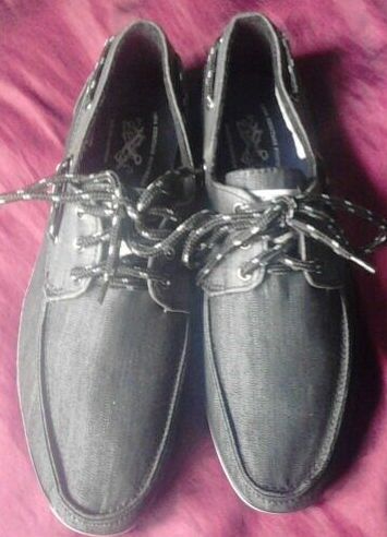 Men's New Black 1904 Heritage Footwear Cadet Casual Deck Shoes  0