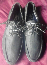 Men's New Black 1904 Heritage Footwear Cadet Casual Deck Shoes