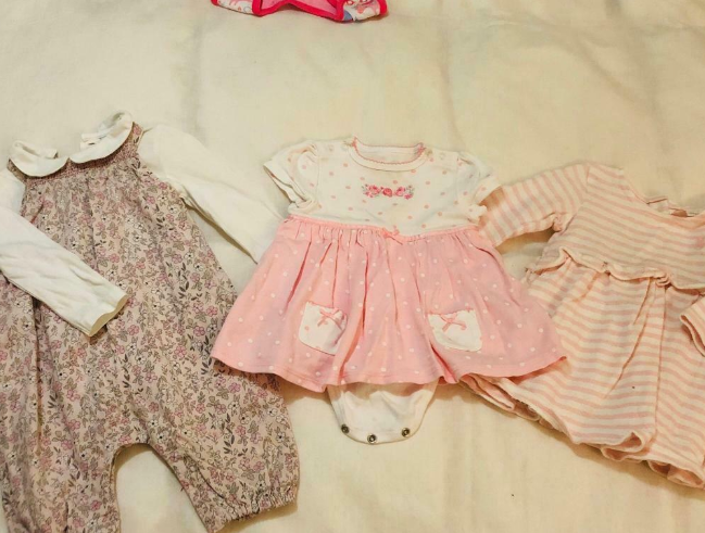 Bundle of Baby Girls Clothes 3-6 Months and Sleep Bag  6