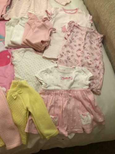 Bundle of Baby Girls Clothes 3-6 Months and Sleep Bag  3
