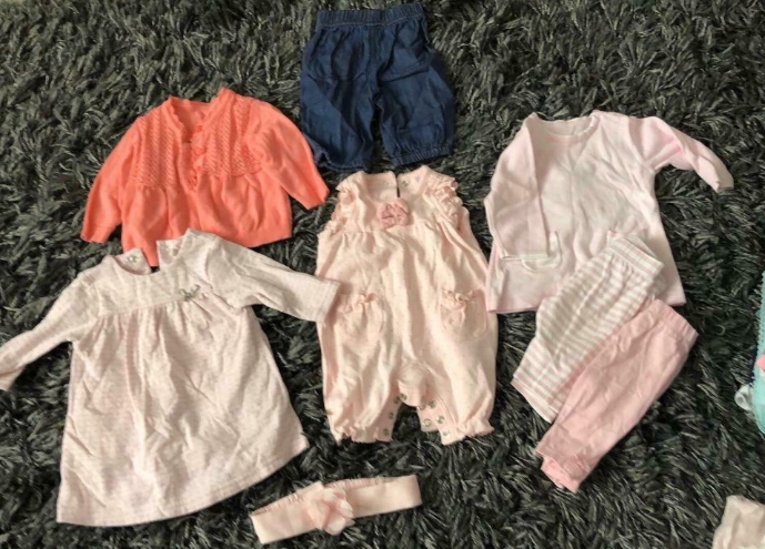 Large Bag Baby Girls Clothes - from Birth to 12/18 Months  2
