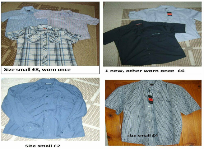 Men's Clothes Size Small Prices on Pictures  1