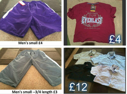 Men's Clothes Size Small Prices on Pictures