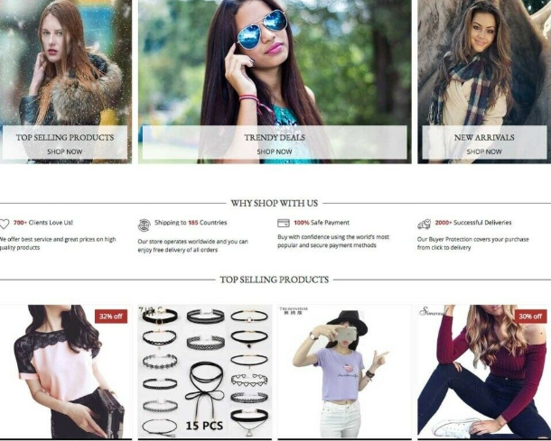 Online Store Selling High-Quality Women's Fashion, Clothing, Gifts  0