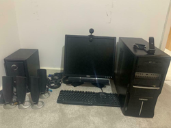 Dell Computer With Speaker System and Accessories