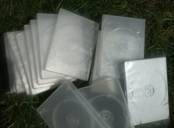 Hundreds Blank Empty Dvd and Cd Hard Plastic Cases Boxes