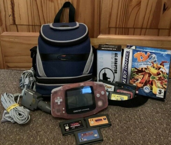 Game Boy Advance Console with 10 Games, Bag & Accessories  0
