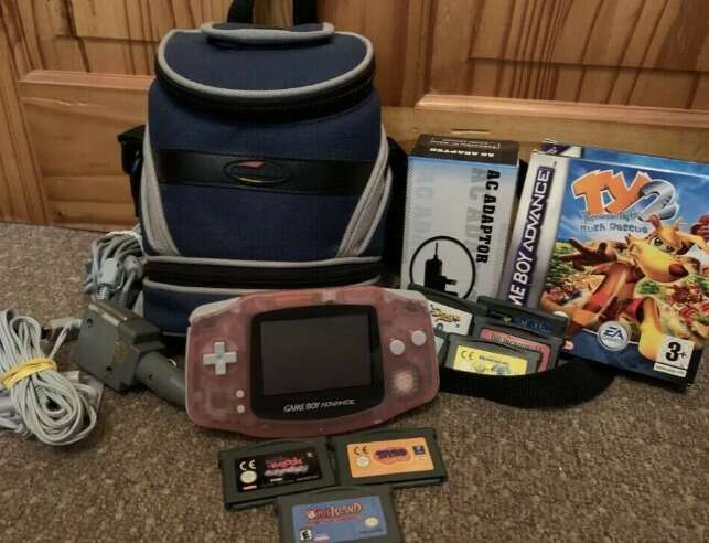 Game Boy Advance Console with 10 Games, Bag & Accessories  1