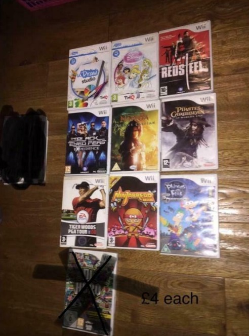 Wii Console, Games and Accessories  4