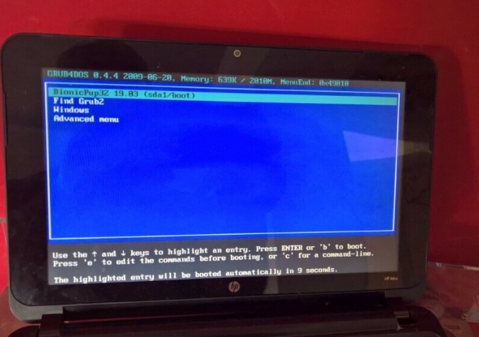 HP Mini netbook with Linux O/S  4
