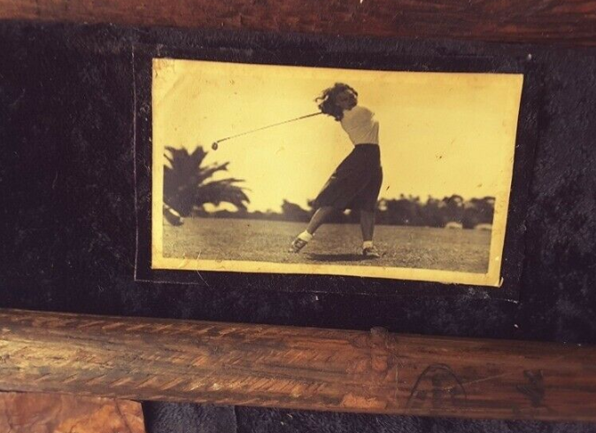 Vintage Hickory Golf Club MID7WW227 |Autograph Ava Gardner  5