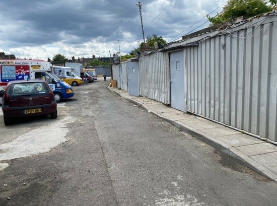 Commercial Yard with Units and Parking Spots for Sale  0