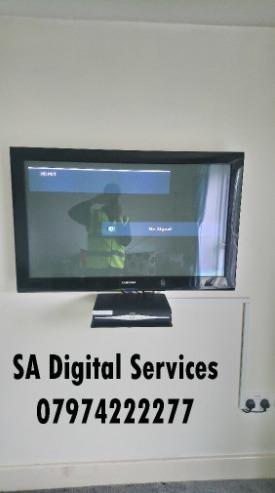 TV wall mounting Installation TV bracket fitting, CCTV & Burglar Alarm system  3